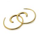 Solo Swirl Earrings (14ct Gold Plate)