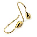 Crystalline Earrings (14ct Gold Plate)
