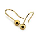 Bijou Bead Earrings (14ct Gold Plate)