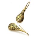 Gold Clockwork Earrings (14ct Gold Plate)