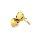 Love Cushion Earrings (14ct Gold Plate)