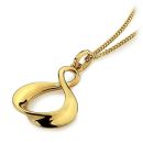 Opulent Twist Pendant (14ct Gold Plate)